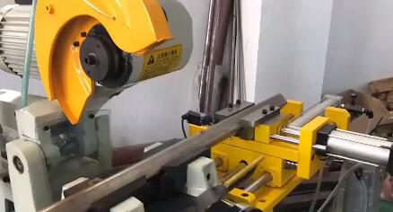 氣動型切管機自動送料現場視頻